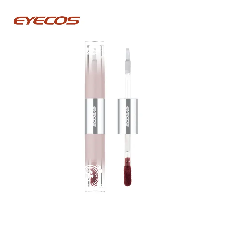 Transfer Proof Dual Ended Cream Lip Gloss with Lip Coat